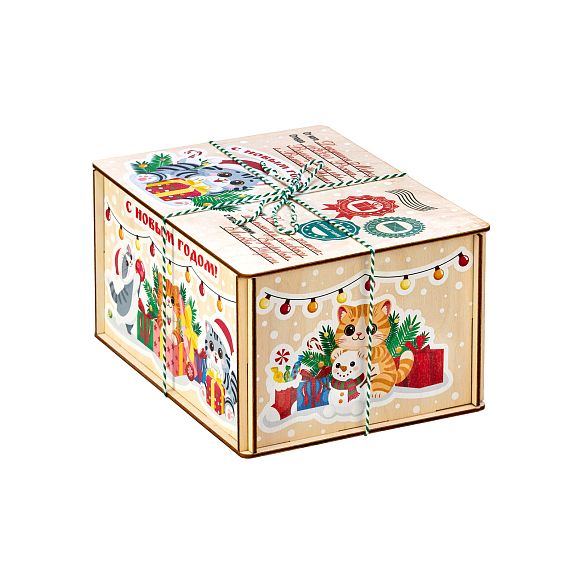 Сладкий новогодний подарок Котики